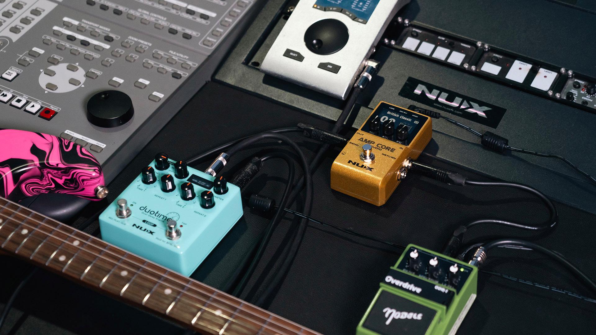 NUX Amp Core Studio Amp & Cab Sim Pedal - Andertons Music Co